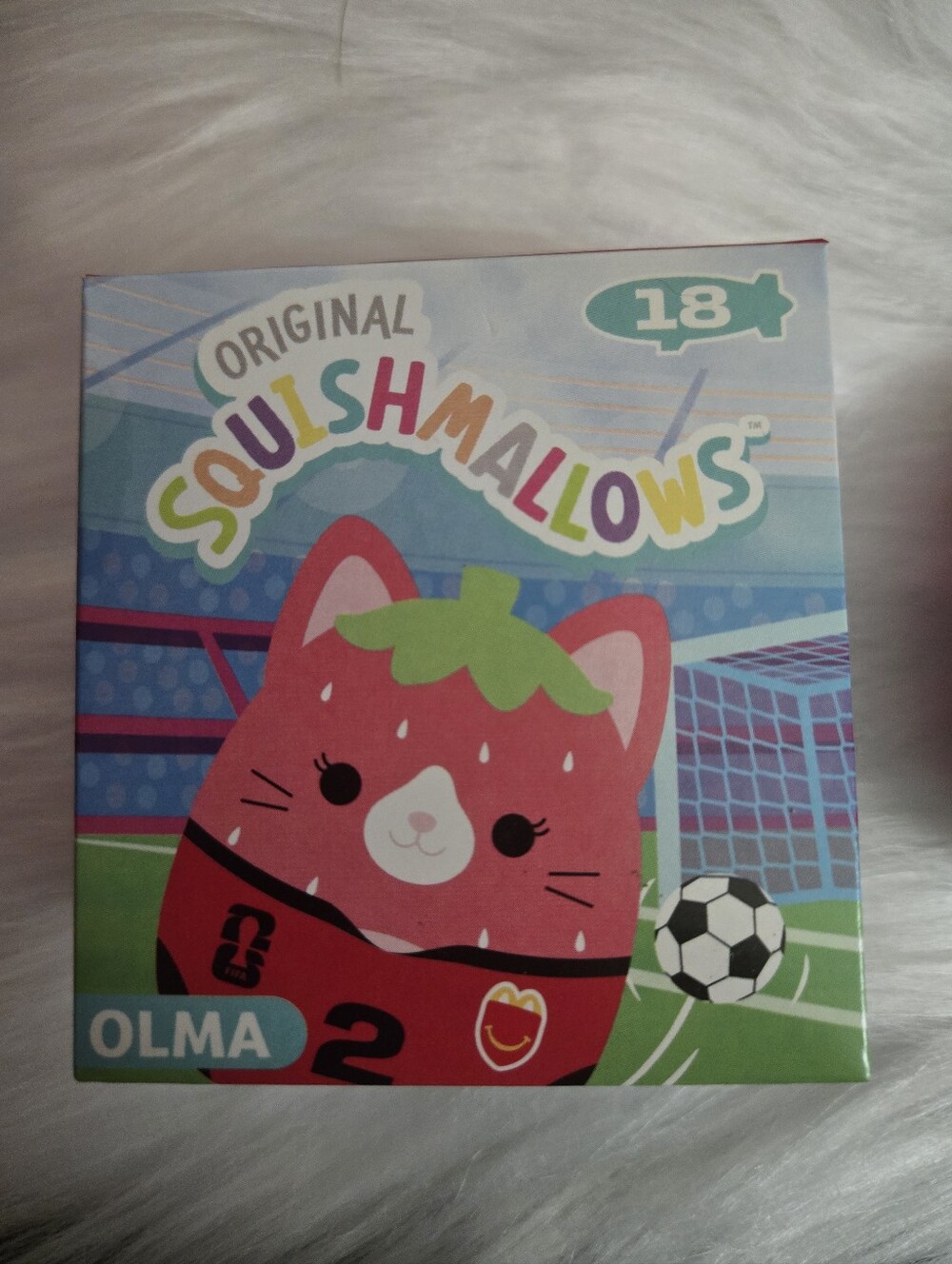 2026 McDonald’s FIFA World Cup Squishmallows Happy Meal Toy #18 Olma IN BOX